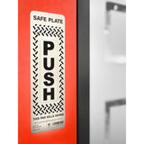 VERACO SAFE PLATE ™ Antibacterial Aluminium Push Plate
