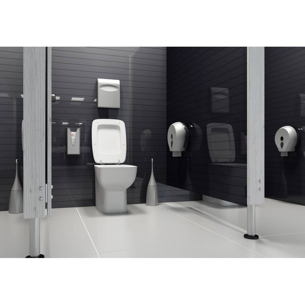 Soft Touch Floor Standing Toilet Brush Set