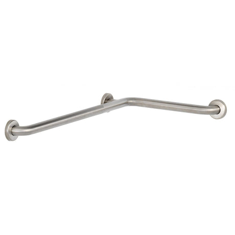 B-6861 38mm Diameter L-Shaped Two-Wall Stainless Steel Shower Grab Bar (500 x 885mm)