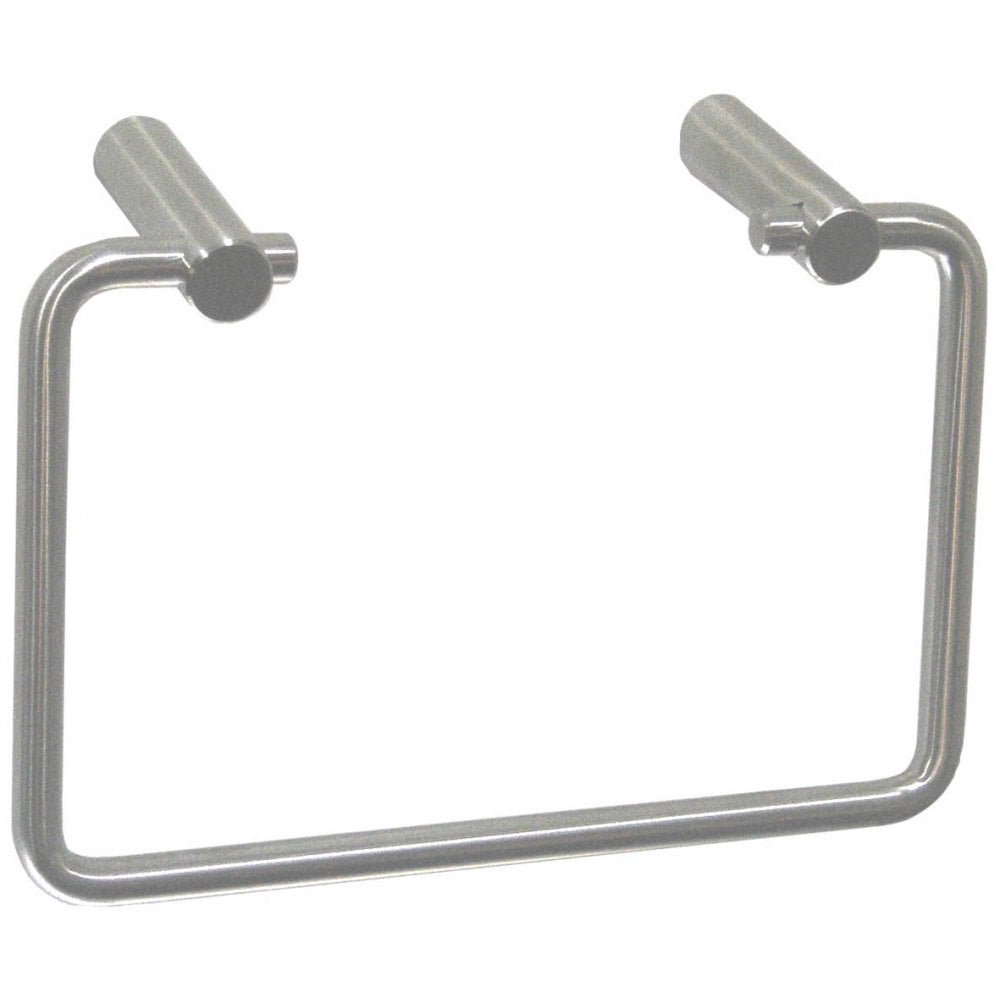 AI0090 Mediclinics Medinox Series AISI 304 Stainless Steel Square Towel Ring