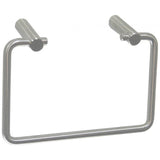 AI0090 Mediclinics Medinox Series AISI 304 Stainless Steel Square Towel Ring