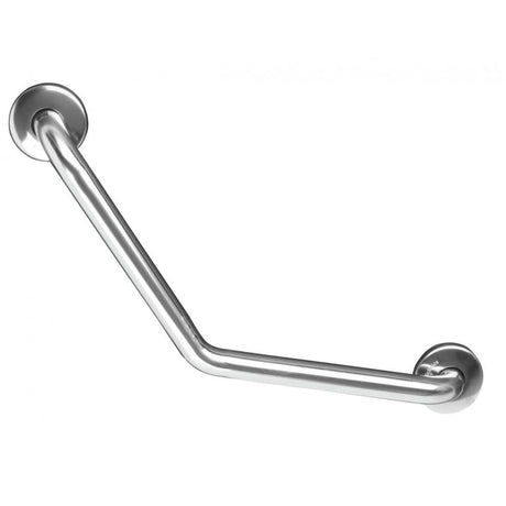 BA2130 / BA0130 Mediclinics Medinox Series Stainless Steel 130° Angled Grab Bar