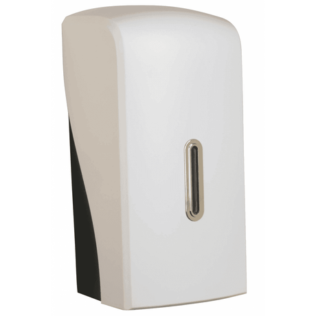 Vivo Halo Series ABS Plastic Satin White Multi Flat Toilet Paper Dispenser