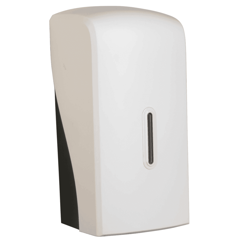 Vivo Halo Series ABS Plastic Satin White Multi Flat Toilet Paper Dispenser