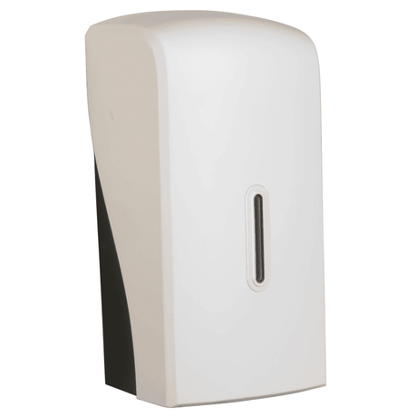 Vivo Halo Series ABS Plastic Satin White Multi Flat Toilet Paper Dispenser