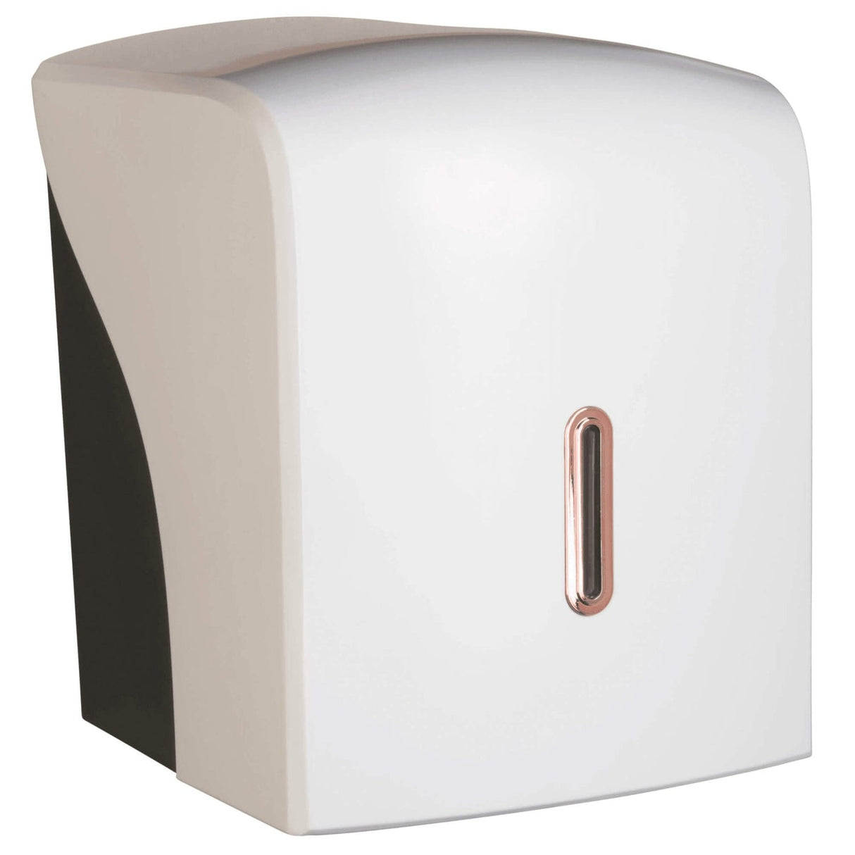Vivo Halo Series ABS Plastic Centre Feed Satin White Paper Towel Dispenser