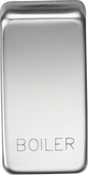 Switch Cover Marked BOILER - Polished Chrome