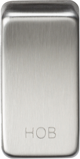 ML Accessories Switch Cover Marked HOB - Brushed Chrome