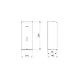 512066 DELABIE 1 Litre Wall Mounted Touch Free Liquid Soap Dispenser (Suitable for Hydroalcoholic Gel)