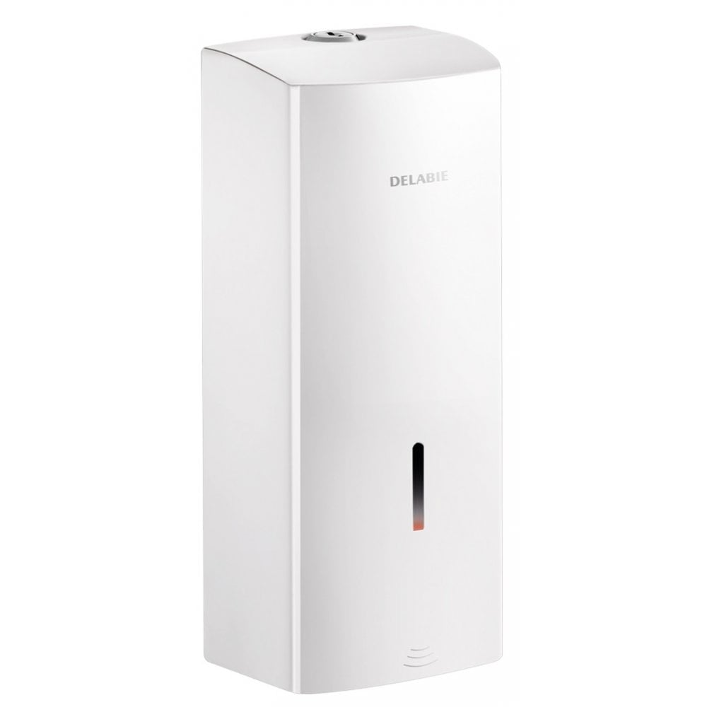 512066 DELABIE 1 Litre Wall Mounted Touch Free Liquid Soap Dispenser (Suitable for Hydroalcoholic Gel)