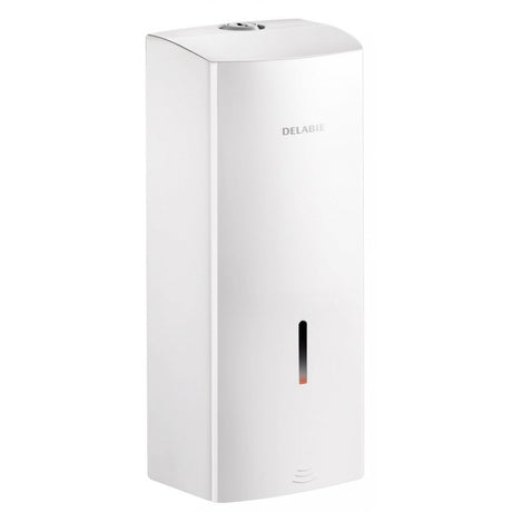 512066 DELABIE 1 Litre Wall Mounted Touch Free Liquid Soap Dispenser (Suitable for Hydroalcoholic Gel)