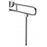 510162 DELABIE 304 Stainless steel 650mm Ø 32mm drop-down rail with leg