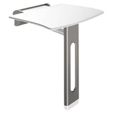 511930 Be-Line® Removable Lift-Up Aluminium Shower Seat with Leg