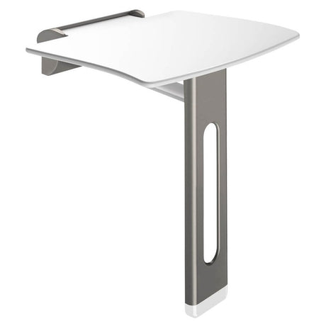511930 Be-Line® Removable Lift-Up Aluminium Shower Seat with Leg