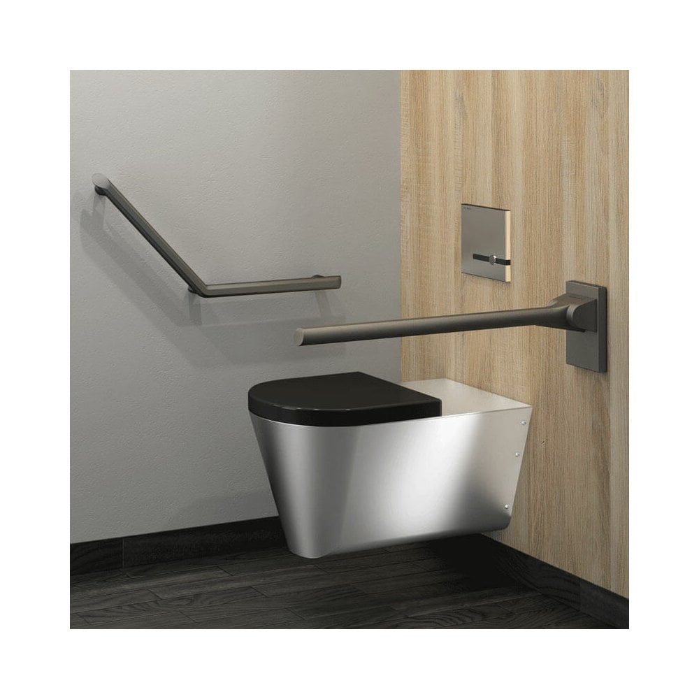 511982 Be-Line 135° Angled Ø35mm 400x400 Aluminium Grab Bar