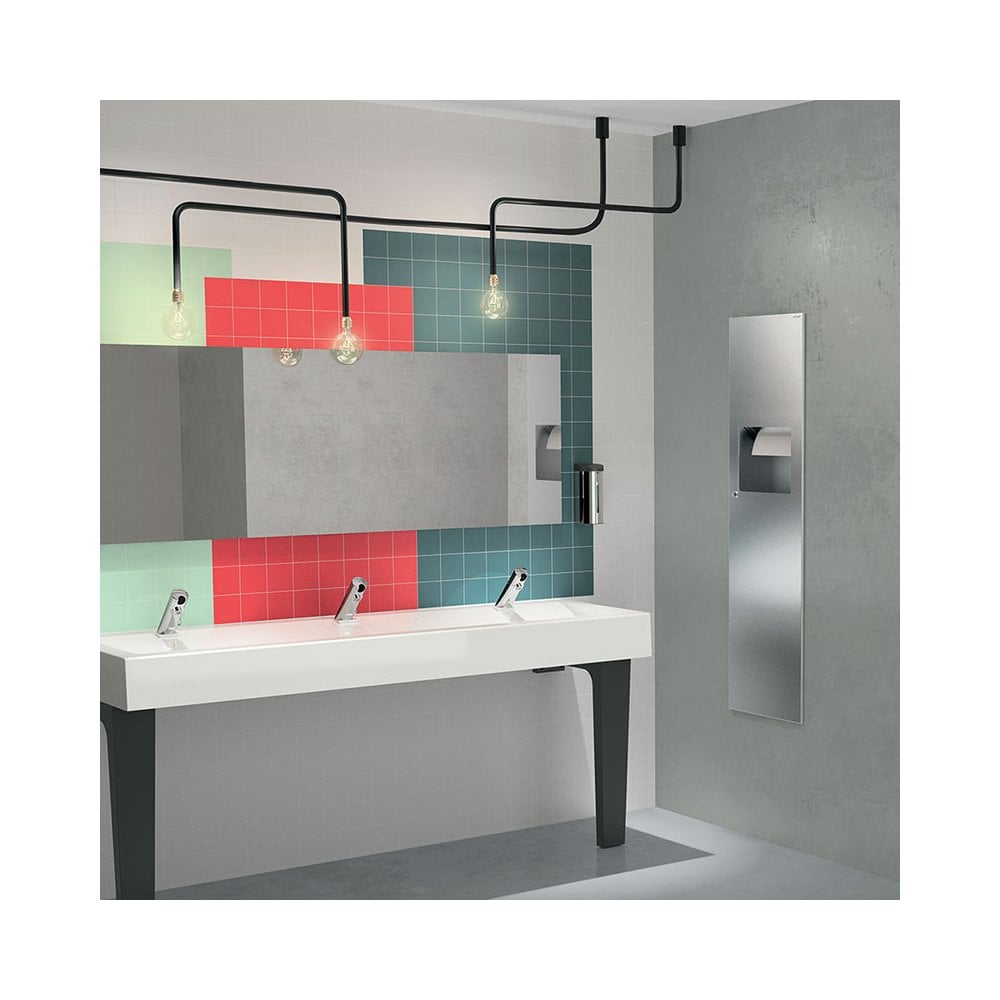 49000015 DELABIE TEMPOMATIC Recessed Mains Supplied Deck Mounted Mixer Tap