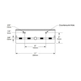 B-540 Bobrick Surface-Mounted Toilet Roll Dispenser and Utility Shelf