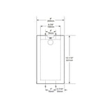 B-3513 Recessed 2.3L Sanitary Napkin Disposal
