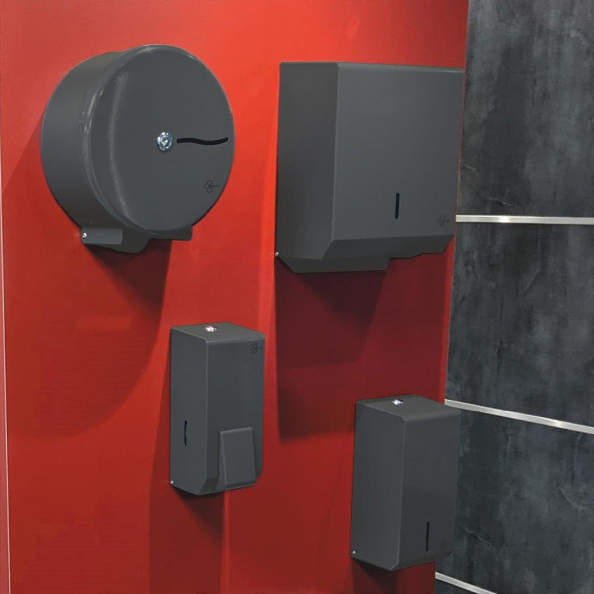 Vivo Graphite Series C-Fold/Multifold Paper Towel Dispenser