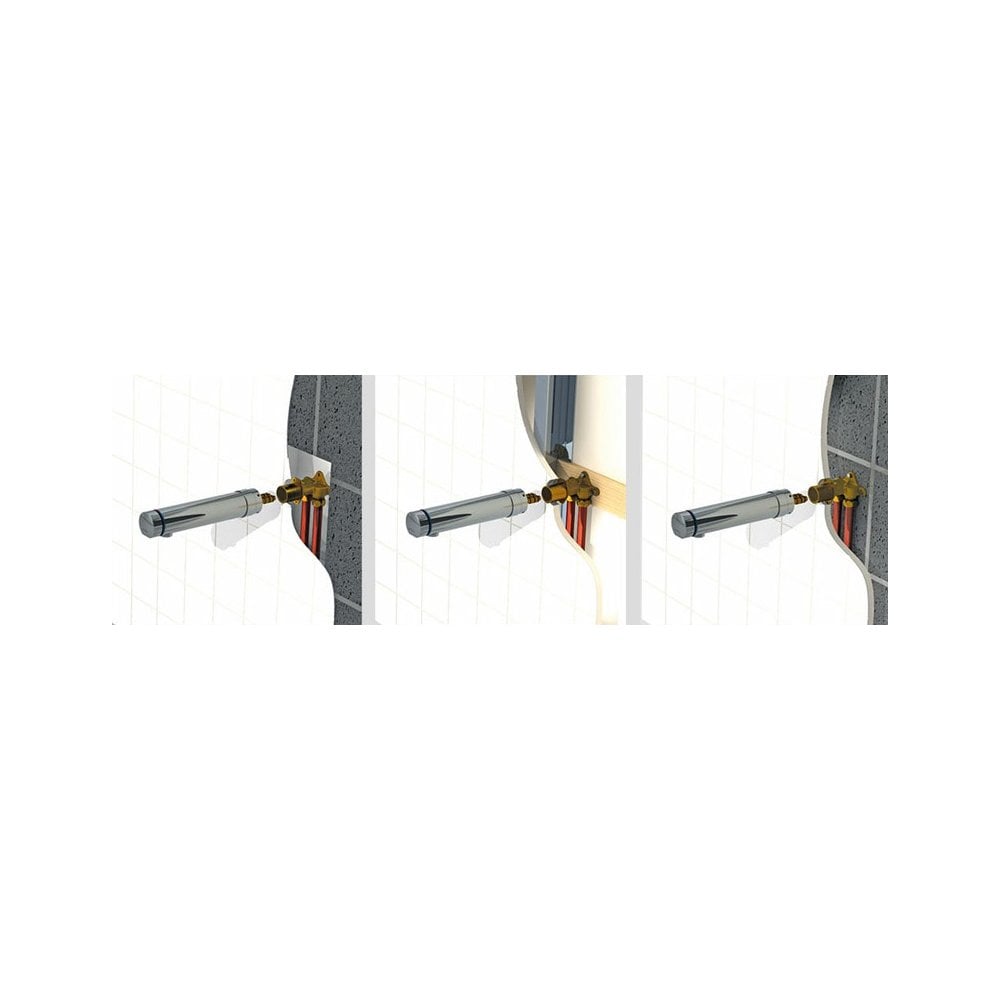 794055 DELABIE TEMPOMIX 3 Wall Mounted Chrome Plated Time Flow Mixer Tap