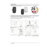 Mediclinics Machflow Plus HEPA & Ioniser Hand Dryer - Black M09AB-I