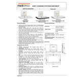 BabyMedi® Horizontal Baby Changing Station - Polypropylene / Stainless Steel
