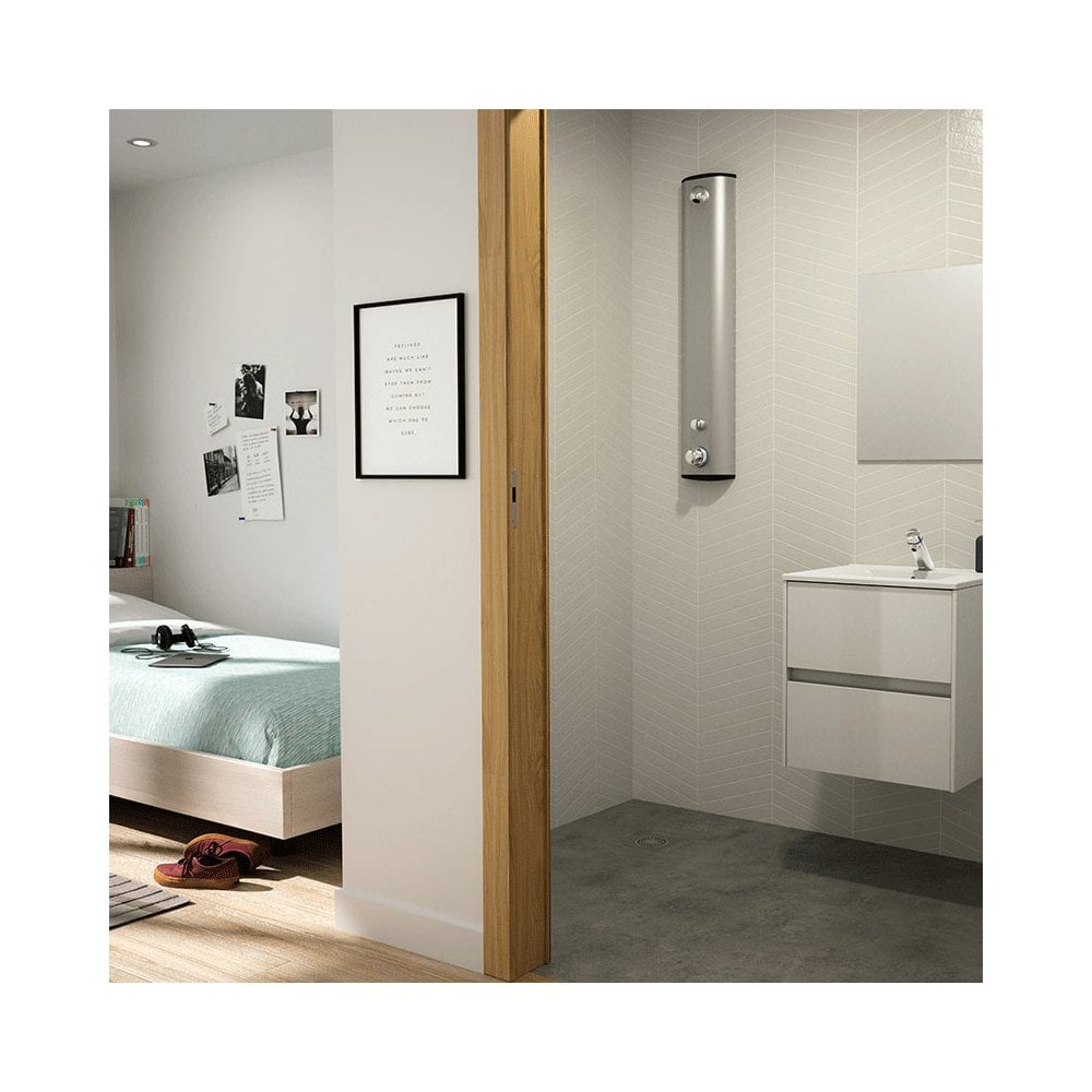 792310UK DELABIE SECURITHERM Thermostatic Time Flow Shower Panel