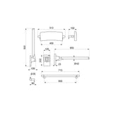 Be-Line® WC Doc M pack with backrest 511809