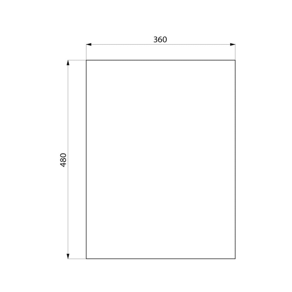 Rectangular Glass Vanity Mirror 3451 (360x480)