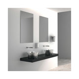 Unbreakable Rectangular High Polished Stainless Steel Mirror 3458 (485x585x10)