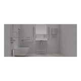 Doc M Straight Grab Bar - 600mm Ø35mm TSL45.600