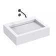 The Monolith S, M or L Series Wall Mounted Wash Basin L.600mm (300, 450 or 600mm Depth)