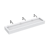 The Monolith S, M or L Series Wall Mounted Wash Basin L.1800mm (300, 450 or 600mm Depth)