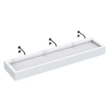 The Monolith S, M or L Series Wall Mounted Wash Basin L.1800mm (300, 450 or 600mm Depth)