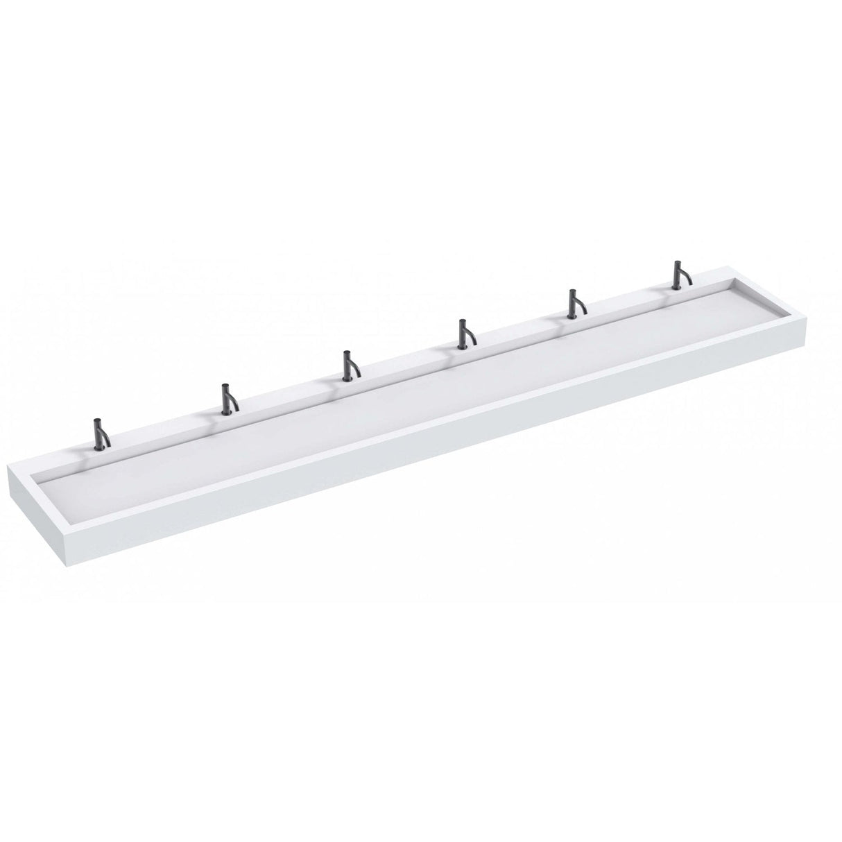 The Monolith M or L Series Wall Mounted Wash Basin L.3600mm (450 or 600mm Depth)