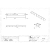The Monolith M or L Series Wall Mounted Wash Basin L.3600mm (450 or 600mm Depth)