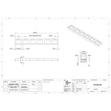 The Monolith M+ or L+ Series Wall Mounted Wash Basin L.3600mm (450 or 600mm Depth)