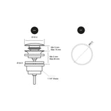 Universal Click Clack Basin Waste Fitting TSL.673