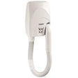 Mediclinics Wall Mounted Hotel Bathroom Automatic Hair Dryer with Socket