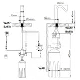 Dryflow® Bi-Tap Soap & Water Sensor Tap