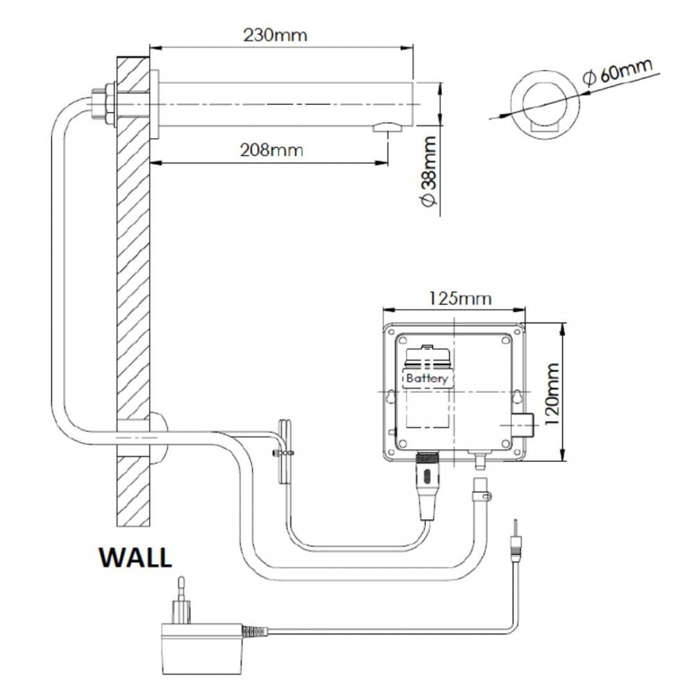 Dryflow® Tri-Tap Water Sensor Tap
