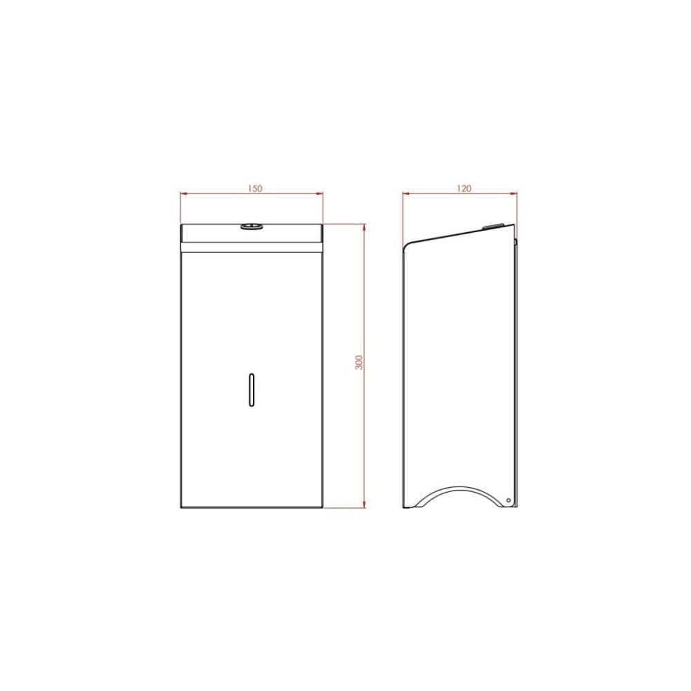 Vivo Wall Mounted Corematic Toilet Paper Dispenser