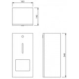 DP2112 Dolphin Prestige Double Roll Toilet Tissue Dispenser