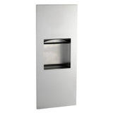 B-36903 Recessed Paper Towel Dispenser and 6.1L Waste Bin Combination Unit