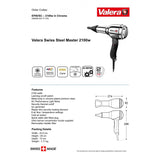 Valera Swiss Steel Master Ionic Hair Dryer 2100W | EPAVSC-1