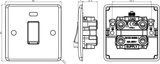 Curved Edge 45A DP Switch - Alternate View