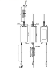 Alternative view of 36W 24V Power Adaptor