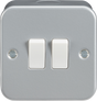Metal Clad 10AX 2G 2 Way Switch - Heavy Duty