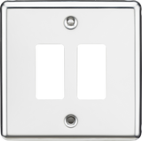 2G Grid Faceplate - Rounded Edge Polished Chrome