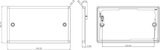 Additional view of 2G Blanking Plate - Polished Chrome, Rounded Edge Design